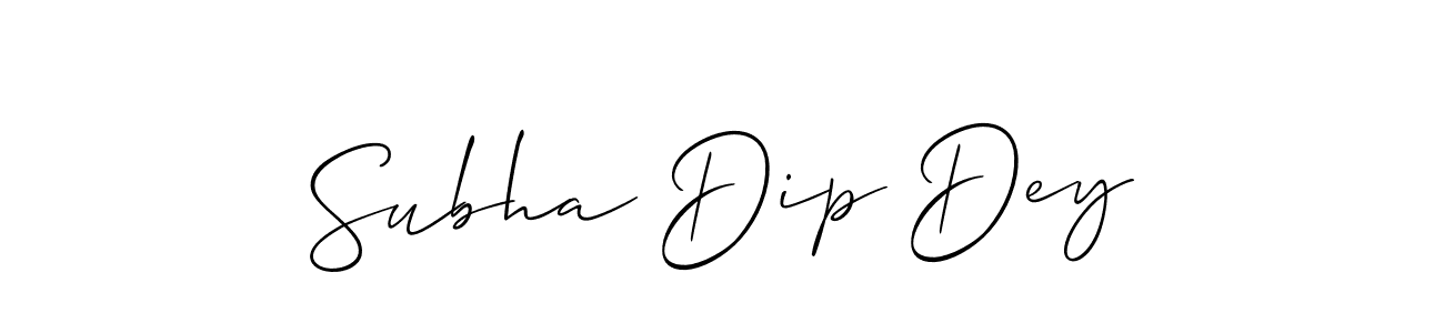 Best and Professional Signature Style for Subha Dip Dey. Allison_Script Best Signature Style Collection. Subha Dip Dey signature style 2 images and pictures png
