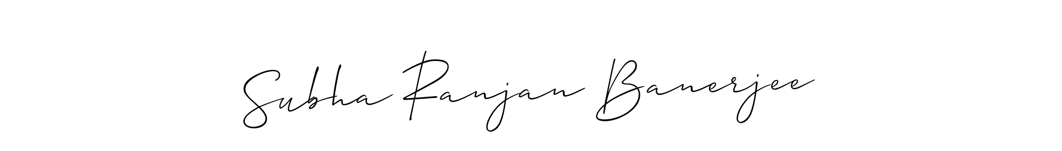 It looks lik you need a new signature style for name Subha Ranjan Banerjee. Design unique handwritten (Allison_Script) signature with our free signature maker in just a few clicks. Subha Ranjan Banerjee signature style 2 images and pictures png