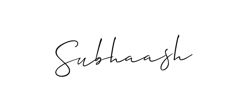 How to Draw Subhaash signature style? Allison_Script is a latest design signature styles for name Subhaash. Subhaash signature style 2 images and pictures png