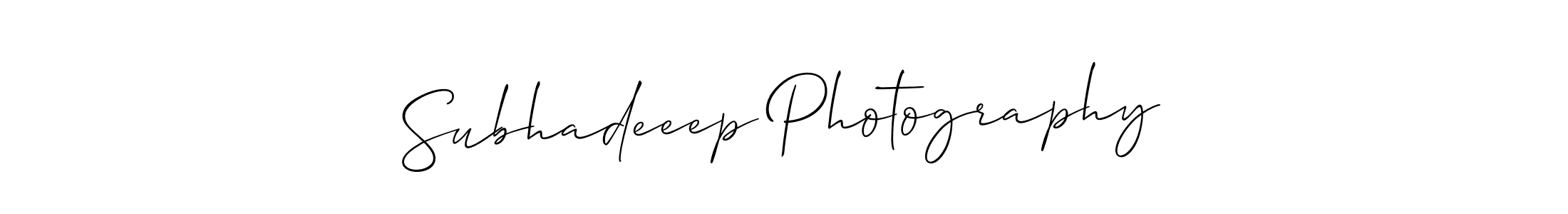 Subhadeeep Photography stylish signature style. Best Handwritten Sign (Allison_Script) for my name. Handwritten Signature Collection Ideas for my name Subhadeeep Photography. Subhadeeep Photography signature style 2 images and pictures png