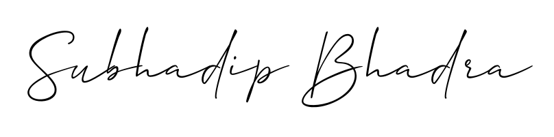 Looking for an artistic signature for Subhadip Bhadra? The Allison_Script calligraphy style gives a sophisticated flow suitable for business cards and emails. Subhadip Bhadra signature style 2 images and pictures png