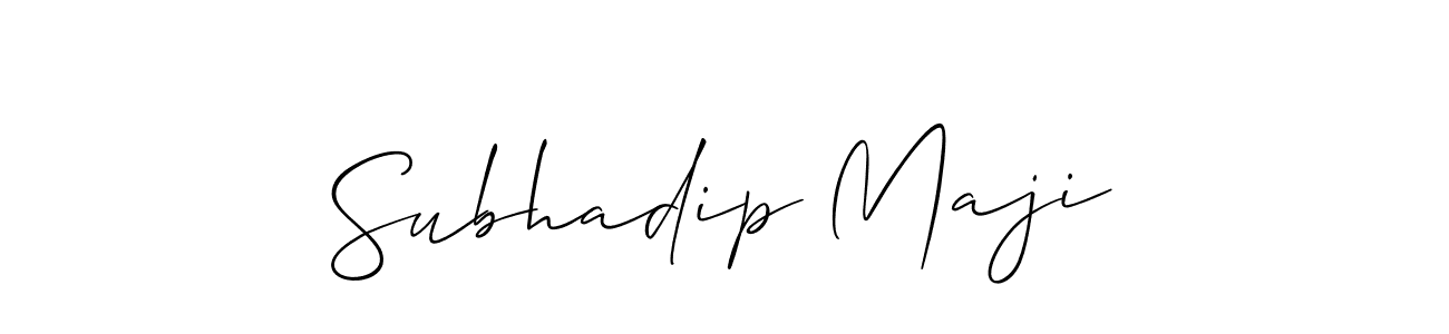 if you are searching for the best signature style for your name Subhadip Maji. so please give up your signature search. here we have designed multiple signature styles  using Allison_Script. Subhadip Maji signature style 2 images and pictures png