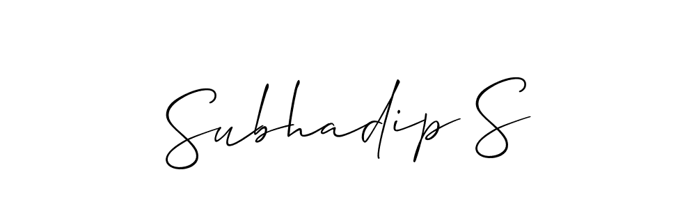 See photos of Subhadip S official signature by Spectra . Check more albums & portfolios. Read reviews & check more about Allison_Script font. Subhadip S signature style 2 images and pictures png