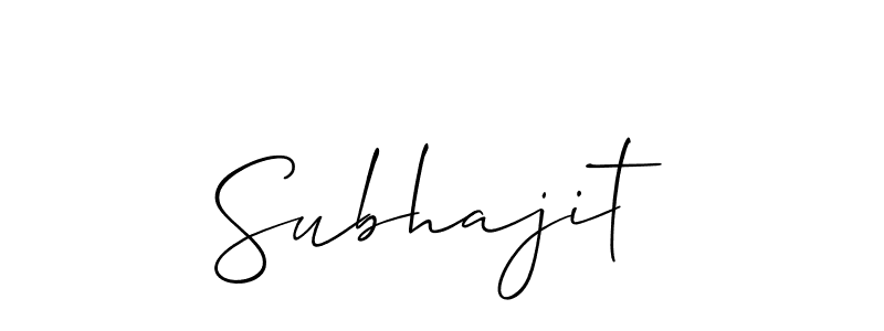 Once you've used our free online signature maker to create your best signature Allison_Script style, it's time to enjoy all of the benefits that Subhajit name signing documents. Subhajit signature style 2 images and pictures png