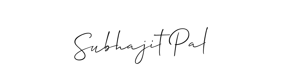 Subhajit Pal stylish signature style. Best Handwritten Sign (Allison_Script) for my name. Handwritten Signature Collection Ideas for my name Subhajit Pal. Subhajit Pal signature style 2 images and pictures png