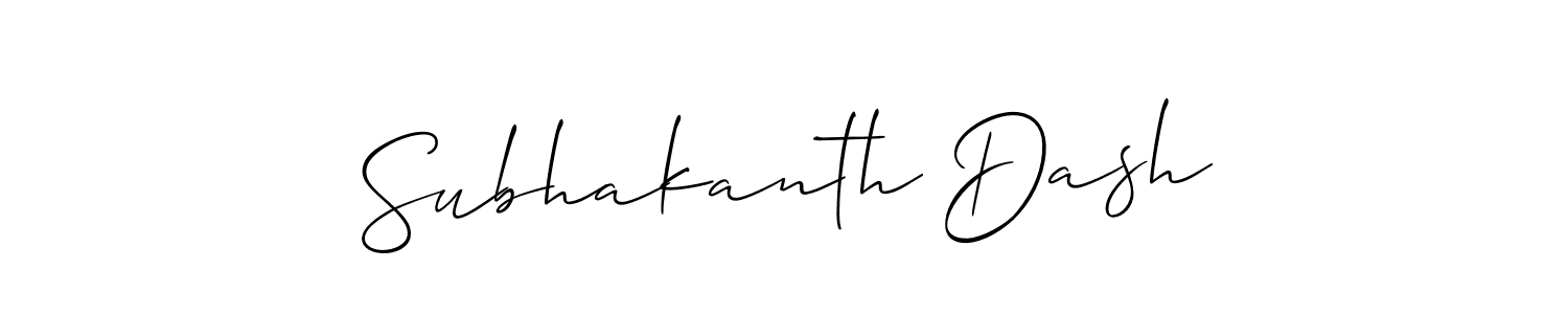 if you are searching for the best signature style for your name Subhakanth Dash. so please give up your signature search. here we have designed multiple signature styles  using Allison_Script. Subhakanth Dash signature style 2 images and pictures png