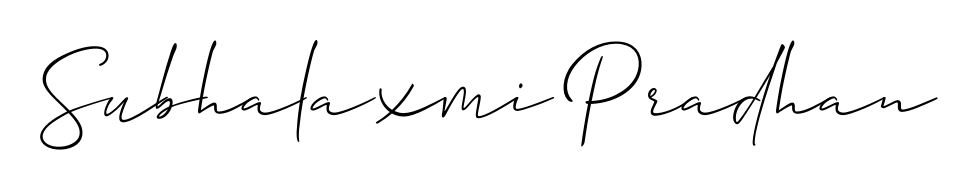 A sleek calligraphic signature for name Subhalaxmi Pradhan utilizing Allison_Script styling. Great for adding personal signatures to photos and art. Subhalaxmi Pradhan signature style 2 images and pictures png