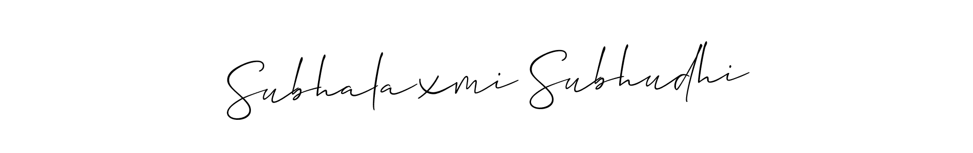 Also You can easily find your signature by using the search form. We will create Subhalaxmi Subhudhi name handwritten signature images for you free of cost using Allison_Script sign style. Subhalaxmi Subhudhi signature style 2 images and pictures png