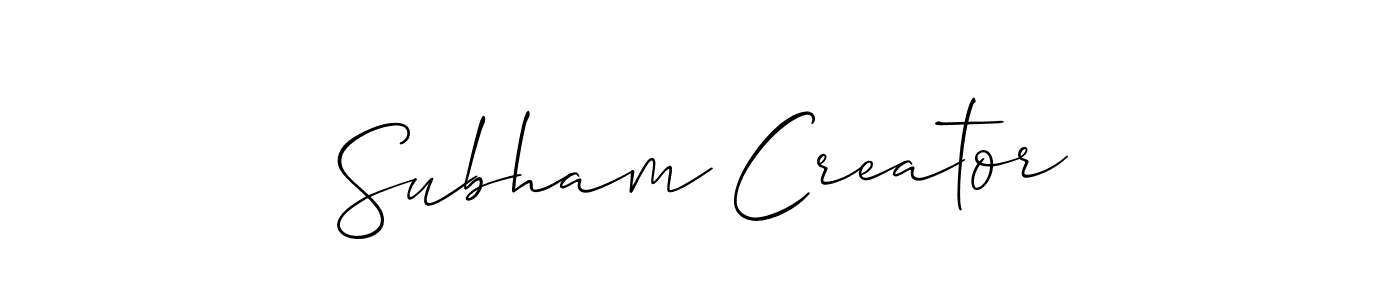 Here are the top 10 professional signature styles for the name Subham Creator. These are the best autograph styles you can use for your name. Subham Creator signature style 2 images and pictures png
