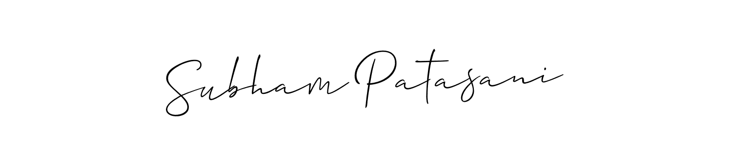 See photos of Subham Patasani official signature by Spectra . Check more albums & portfolios. Read reviews & check more about Allison_Script font. Subham Patasani signature style 2 images and pictures png