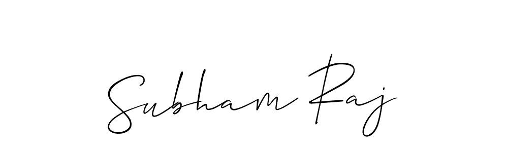 The best way (Allison_Script) to make a short signature is to pick only two or three words in your name. The name Subham Raj include a total of six letters. For converting this name. Subham Raj signature style 2 images and pictures png