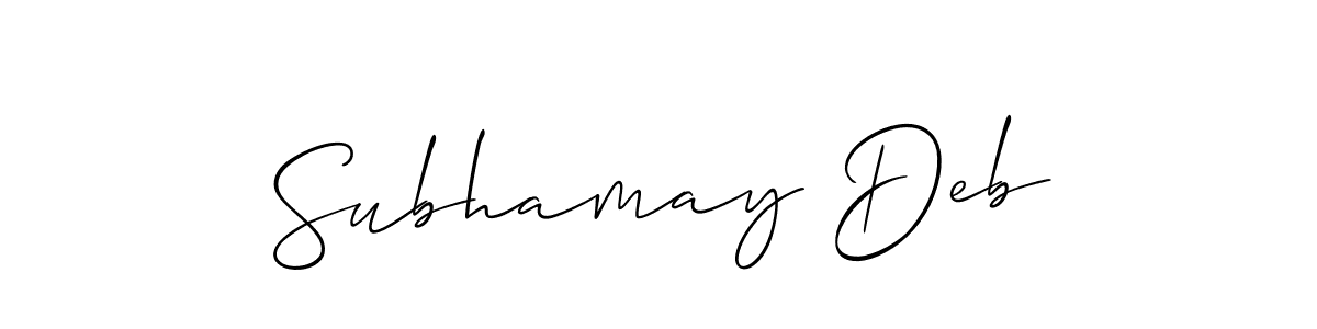 Here are the top 10 professional signature styles for the name Subhamay Deb. These are the best autograph styles you can use for your name. Subhamay Deb signature style 2 images and pictures png