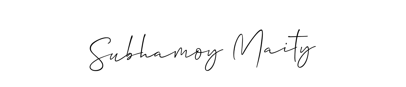 Subhamoy Maity stylish signature style. Best Handwritten Sign (Allison_Script) for my name. Handwritten Signature Collection Ideas for my name Subhamoy Maity. Subhamoy Maity signature style 2 images and pictures png