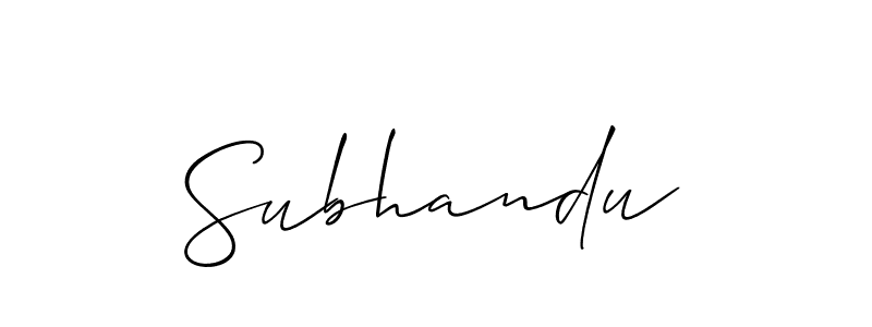 Check out images of Autograph of Subhandu name. Actor Subhandu Signature Style. Allison_Script is a professional sign style online. Subhandu signature style 2 images and pictures png