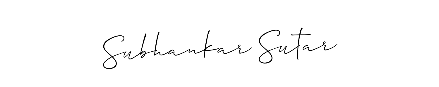Once you've used our free online signature maker to create your best signature Allison_Script style, it's time to enjoy all of the benefits that Subhankar Sutar name signing documents. Subhankar Sutar signature style 2 images and pictures png