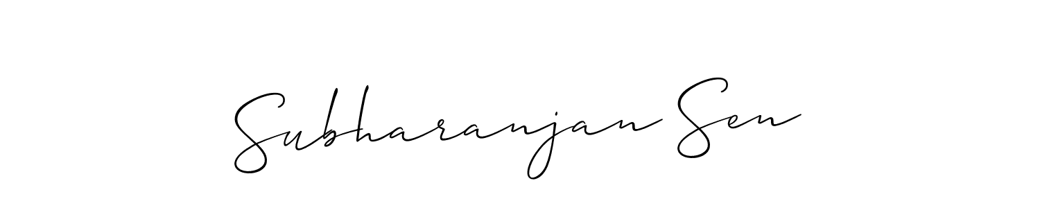 Once you've used our free online signature maker to create your best signature Allison_Script style, it's time to enjoy all of the benefits that Subharanjan Sen name signing documents. Subharanjan Sen signature style 2 images and pictures png