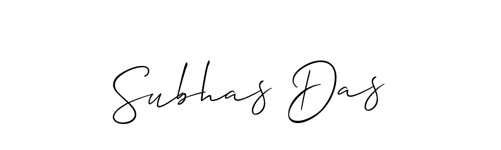 It looks lik you need a new signature style for name Subhas Das. Design unique handwritten (Allison_Script) signature with our free signature maker in just a few clicks. Subhas Das signature style 2 images and pictures png