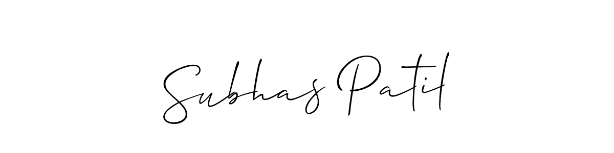 Best and Professional Signature Style for Subhas Patil. Allison_Script Best Signature Style Collection. Subhas Patil signature style 2 images and pictures png