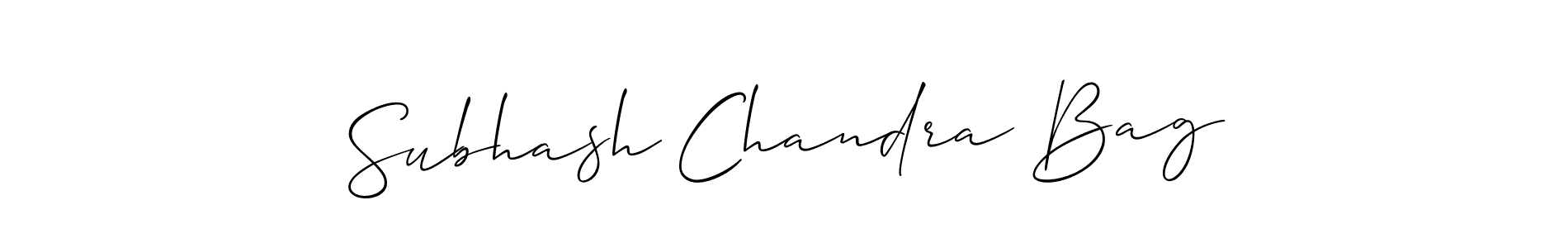 The best way (Allison_Script) to make a short signature is to pick only two or three words in your name. The name Subhash Chandra Bag include a total of six letters. For converting this name. Subhash Chandra Bag signature style 2 images and pictures png