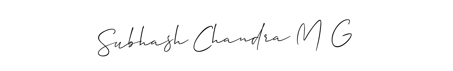 Make a beautiful signature design for name Subhash Chandra M G. Use this online signature maker to create a handwritten signature for free. Subhash Chandra M G signature style 2 images and pictures png