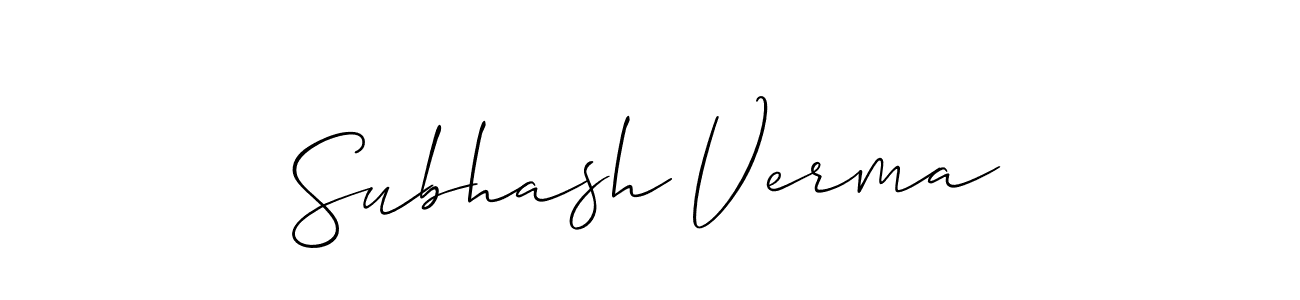 This is the best signature style for the Subhash Verma name. Also you like these signature font (Allison_Script). Mix name signature. Subhash Verma signature style 2 images and pictures png