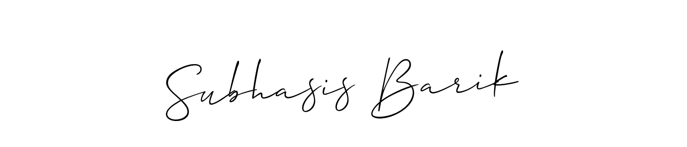 Also You can easily find your signature by using the search form. We will create Subhasis Barik name handwritten signature images for you free of cost using Allison_Script sign style. Subhasis Barik signature style 2 images and pictures png