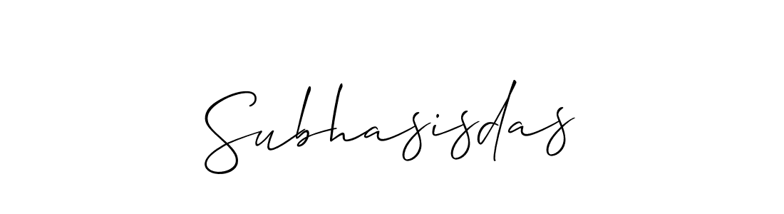 Create a beautiful signature design for name Subhasisdas. With this signature (Allison_Script) fonts, you can make a handwritten signature for free. Subhasisdas signature style 2 images and pictures png