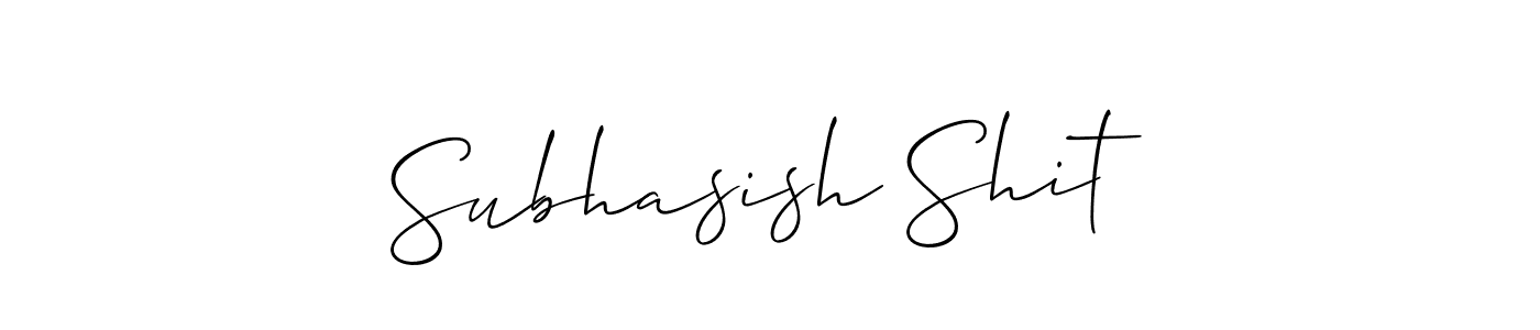 Once you've used our free online signature maker to create your best signature Allison_Script style, it's time to enjoy all of the benefits that Subhasish Shit name signing documents. Subhasish Shit signature style 2 images and pictures png