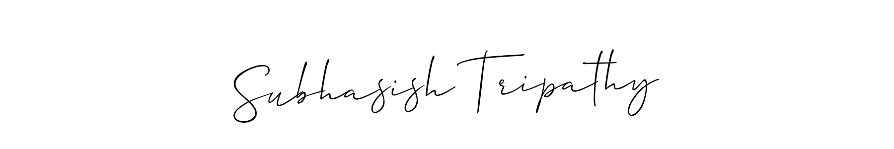 if you are searching for the best signature style for your name Subhasish Tripathy. so please give up your signature search. here we have designed multiple signature styles  using Allison_Script. Subhasish Tripathy signature style 2 images and pictures png