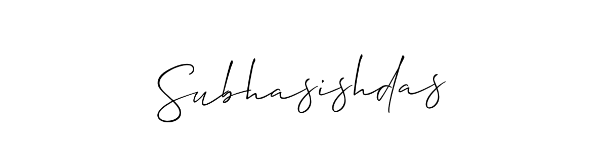 Create a beautiful signature design for name Subhasishdas. With this signature (Allison_Script) fonts, you can make a handwritten signature for free. Subhasishdas signature style 2 images and pictures png