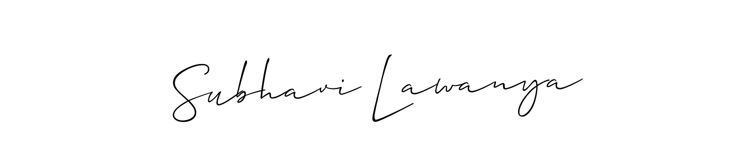 Make a short Subhavi Lawanya signature style. Manage your documents anywhere anytime using Allison_Script. Create and add eSignatures, submit forms, share and send files easily. Subhavi Lawanya signature style 2 images and pictures png