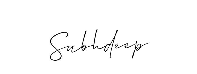You should practise on your own different ways (Allison_Script) to write your name (Subhdeep) in signature. don't let someone else do it for you. Subhdeep signature style 2 images and pictures png