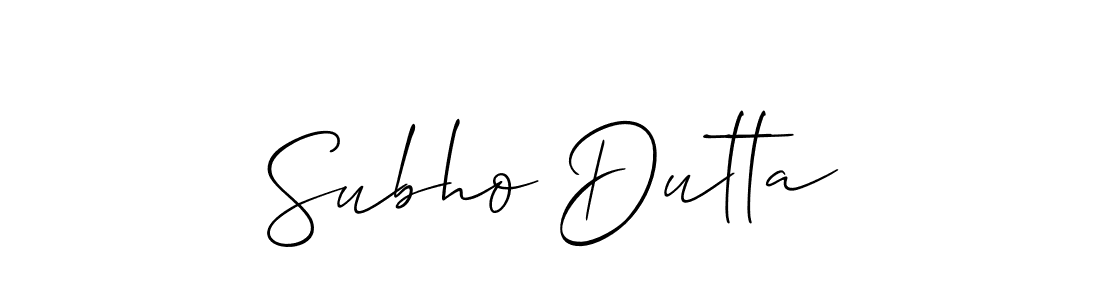 Similarly Allison_Script is the best handwritten signature design. Signature creator online .You can use it as an online autograph creator for name Subho Dutta. Subho Dutta signature style 2 images and pictures png