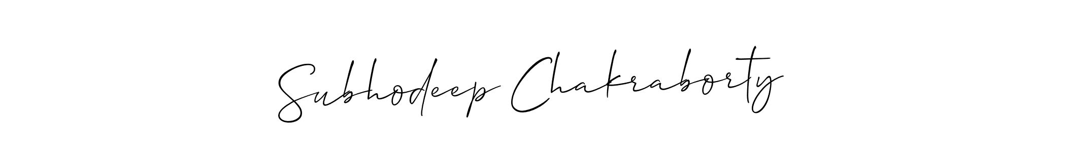 if you are searching for the best signature style for your name Subhodeep Chakraborty. so please give up your signature search. here we have designed multiple signature styles  using Allison_Script. Subhodeep Chakraborty signature style 2 images and pictures png