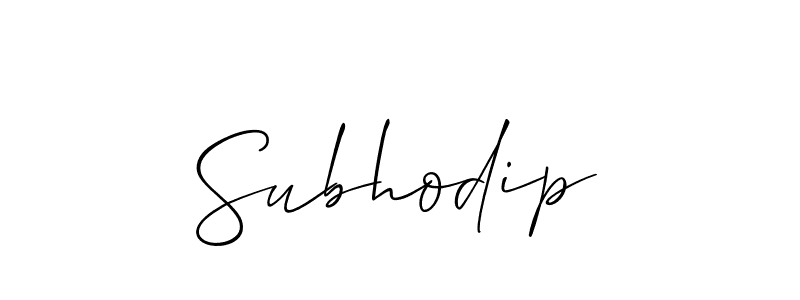 Similarly Allison_Script is the best handwritten signature design. Signature creator online .You can use it as an online autograph creator for name Subhodip. Subhodip signature style 2 images and pictures png