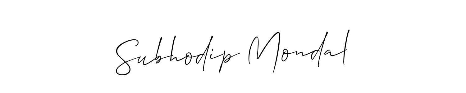 Once you've used our free online signature maker to create your best signature Allison_Script style, it's time to enjoy all of the benefits that Subhodip Mondal name signing documents. Subhodip Mondal signature style 2 images and pictures png