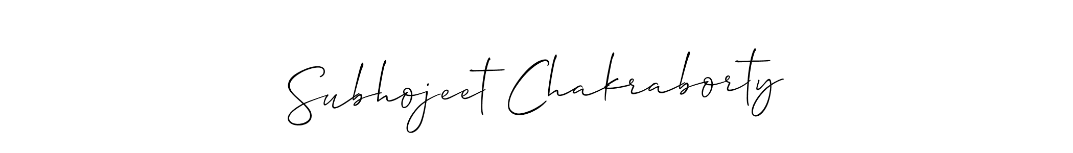 Make a beautiful signature design for name Subhojeet Chakraborty. Use this online signature maker to create a handwritten signature for free. Subhojeet Chakraborty signature style 2 images and pictures png