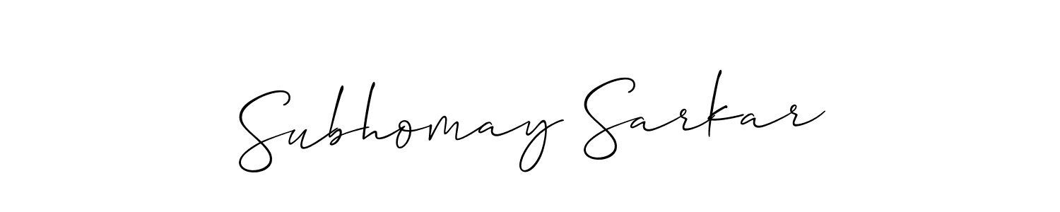 Make a beautiful signature design for name Subhomay Sarkar. Use this online signature maker to create a handwritten signature for free. Subhomay Sarkar signature style 2 images and pictures png