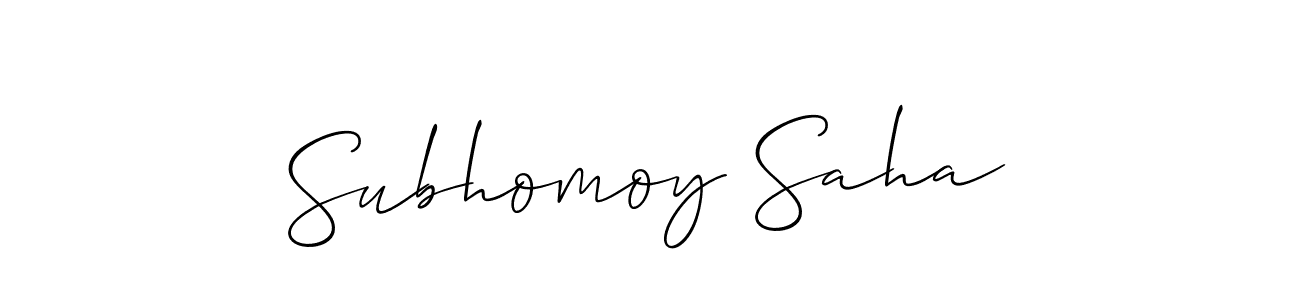 Similarly Allison_Script is the best handwritten signature design. Signature creator online .You can use it as an online autograph creator for name Subhomoy Saha. Subhomoy Saha signature style 2 images and pictures png