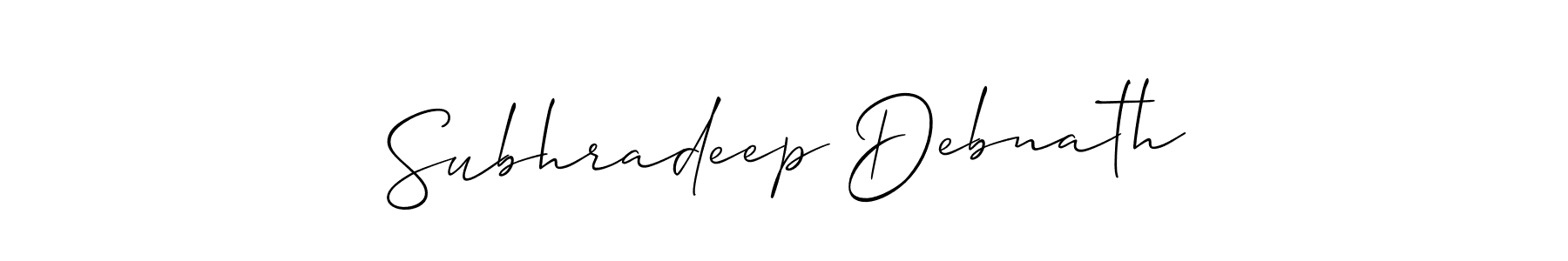 You can use this online signature creator to create a handwritten signature for the name Subhradeep Debnath. This is the best online autograph maker. Subhradeep Debnath signature style 2 images and pictures png