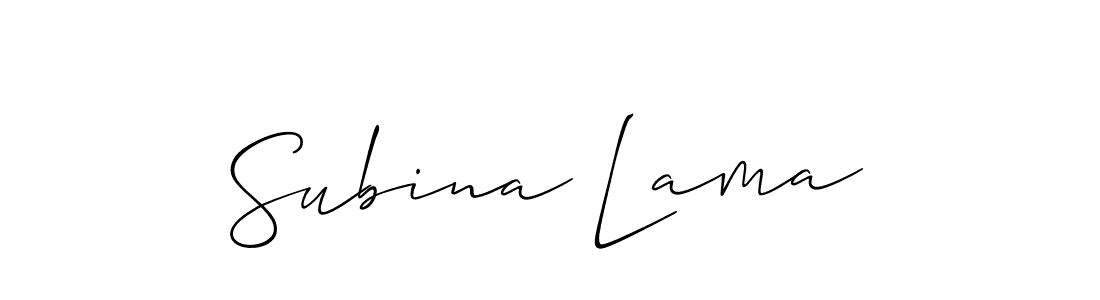 See photos of Subina Lama official signature by Spectra . Check more albums & portfolios. Read reviews & check more about Allison_Script font. Subina Lama signature style 2 images and pictures png
