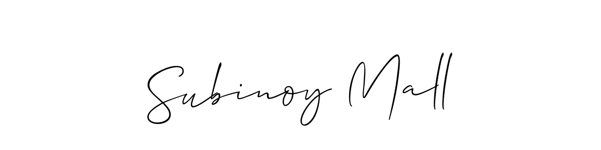 The best way (Allison_Script) to make a short signature is to pick only two or three words in your name. The name Subinoy Mall include a total of six letters. For converting this name. Subinoy Mall signature style 2 images and pictures png