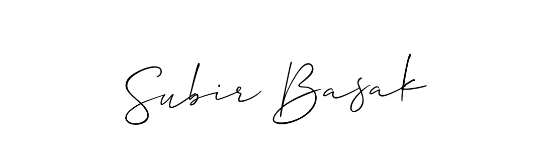 This is the best signature style for the Subir Basak name. Also you like these signature font (Allison_Script). Mix name signature. Subir Basak signature style 2 images and pictures png