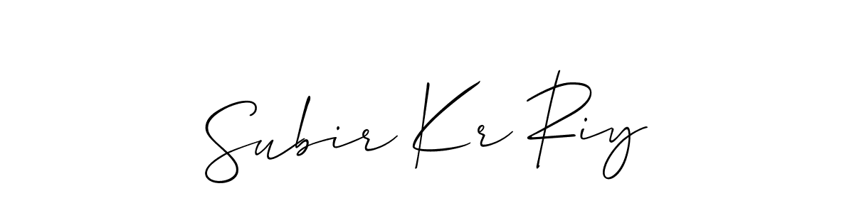 Here are the top 10 professional signature styles for the name Subir Kr Riy. These are the best autograph styles you can use for your name. Subir Kr Riy signature style 2 images and pictures png