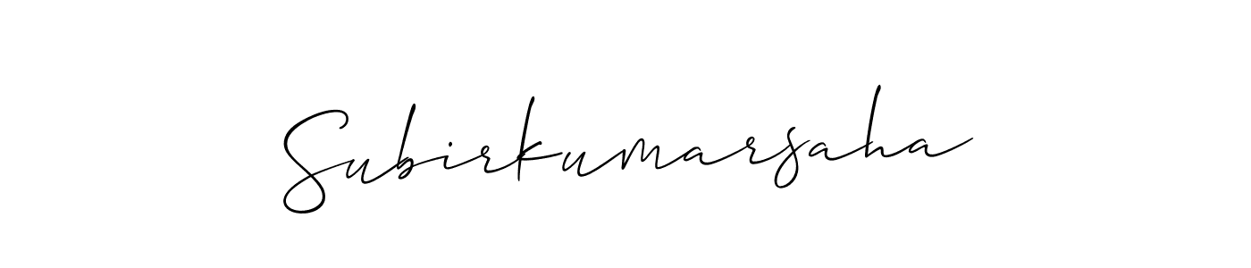 Best and Professional Signature Style for Subirkumarsaha. Allison_Script Best Signature Style Collection. Subirkumarsaha signature style 2 images and pictures png