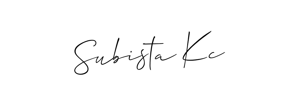 Here are the top 10 professional signature styles for the name Subista Kc. These are the best autograph styles you can use for your name. Subista Kc signature style 2 images and pictures png