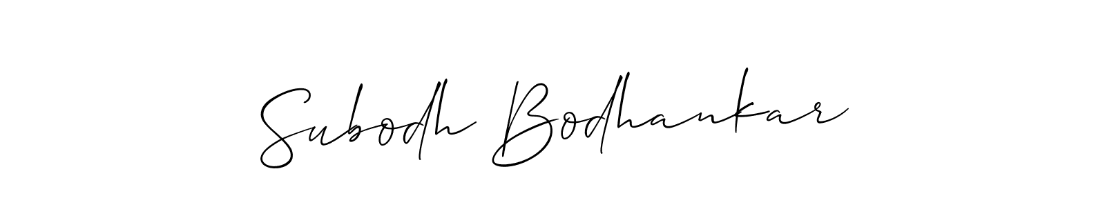 Here are the top 10 professional signature styles for the name Subodh Bodhankar. These are the best autograph styles you can use for your name. Subodh Bodhankar signature style 2 images and pictures png