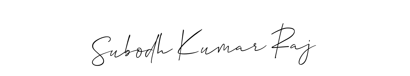 Subodh Kumar Raj stylish signature style. Best Handwritten Sign (Allison_Script) for my name. Handwritten Signature Collection Ideas for my name Subodh Kumar Raj. Subodh Kumar Raj signature style 2 images and pictures png