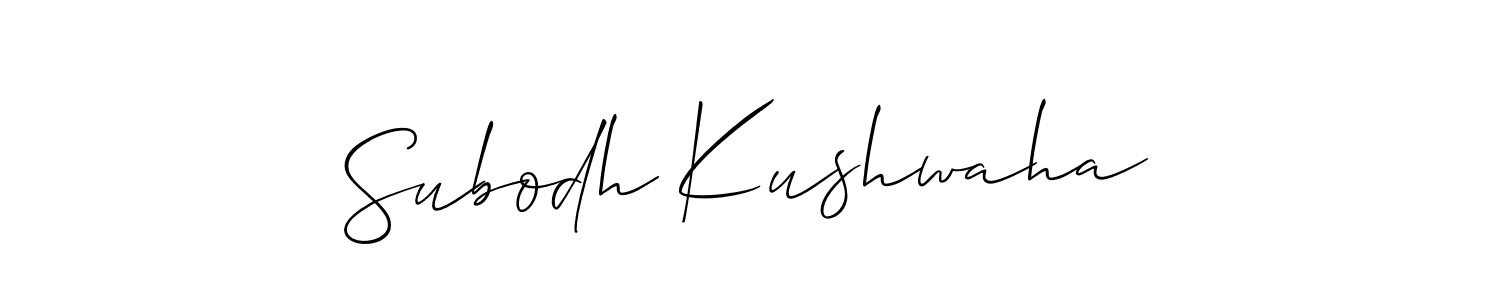 Once you've used our free online signature maker to create your best signature Allison_Script style, it's time to enjoy all of the benefits that Subodh Kushwaha name signing documents. Subodh Kushwaha signature style 2 images and pictures png