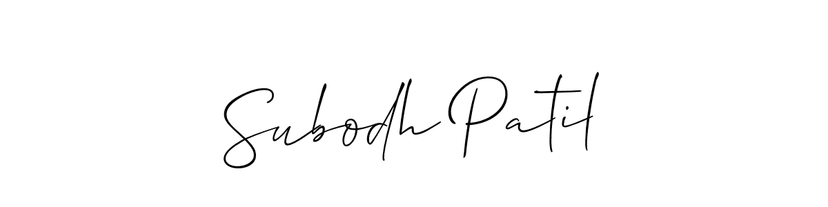 Once you've used our free online signature maker to create your best signature Allison_Script style, it's time to enjoy all of the benefits that Subodh Patil name signing documents. Subodh Patil signature style 2 images and pictures png